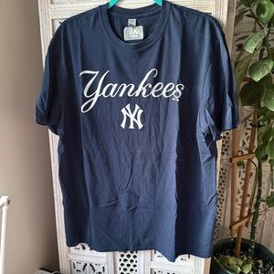 Majestic Navy Blue Short Sleeve Tee